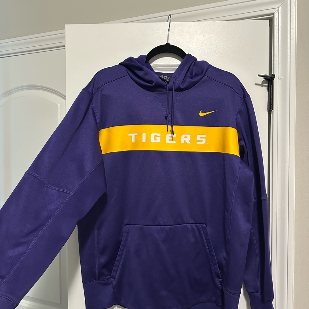 Nike LSU Purple and Yellow Men's Sweater
